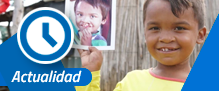 Niño beneficiario de la alianza entre el Hospital Universitario San Ignacio y Operación Sonrisa Colombia.