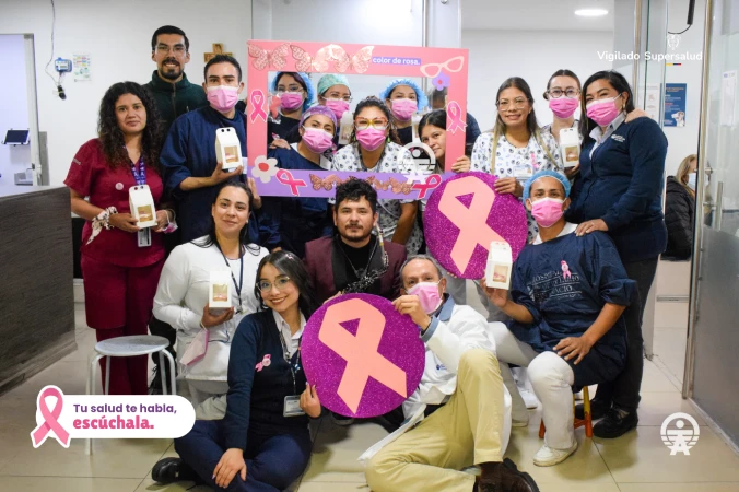 Unidad Funcional de Mama, lideramos una iniciativa orientada a sensibilizar a mujeres y hombres sobre la detección temprana.